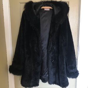 Faux Fur Nyguard Jacket Winter TanJay Black M